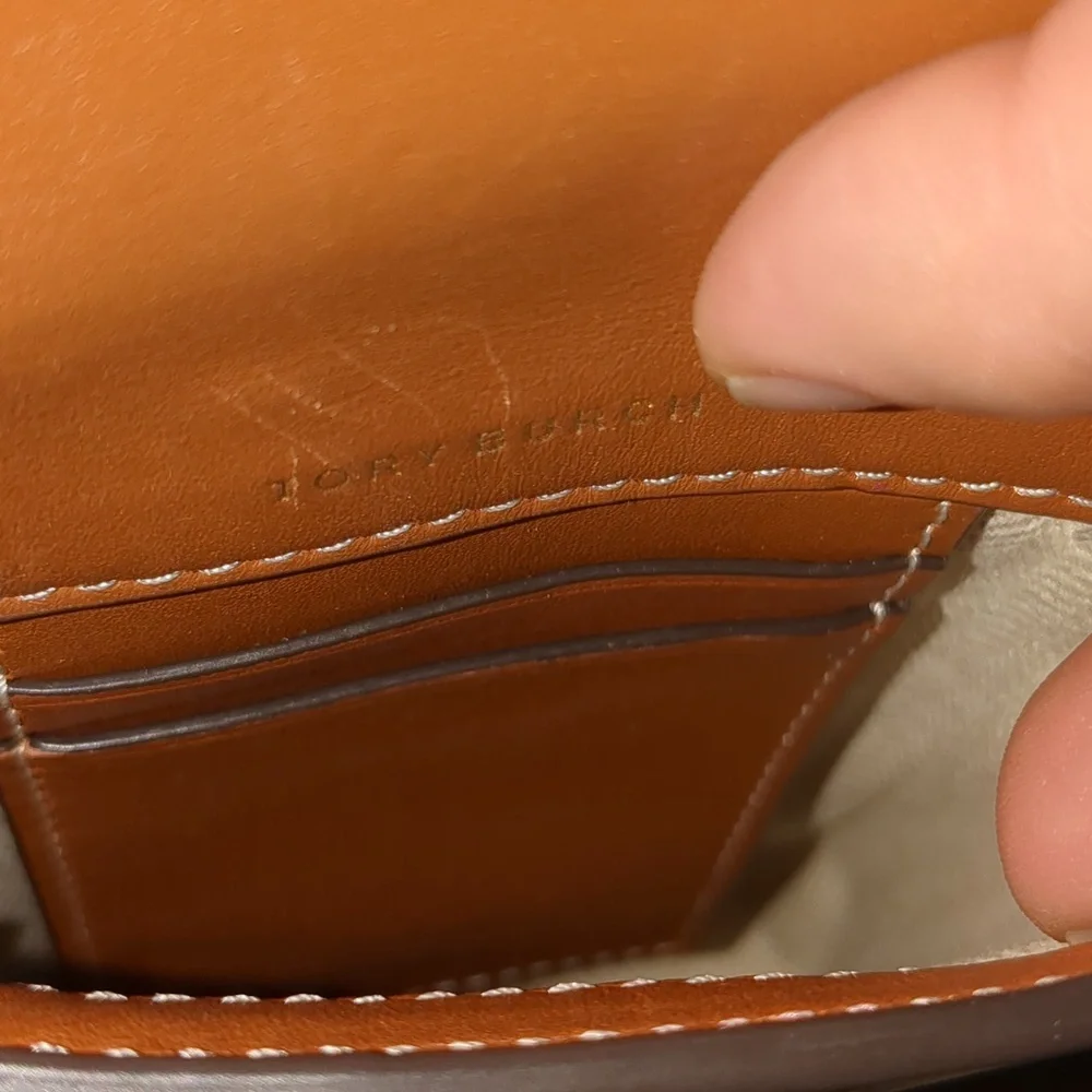 Tory Burch Brown Leather Crossbody Bag - Picture 10 of 10